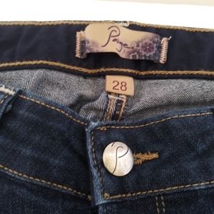 Paige "Peg Skinny" Low-rise Jeans